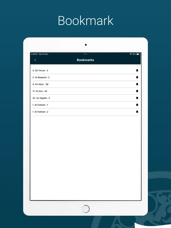Learn Quran Tafsir iPad  Screenshots