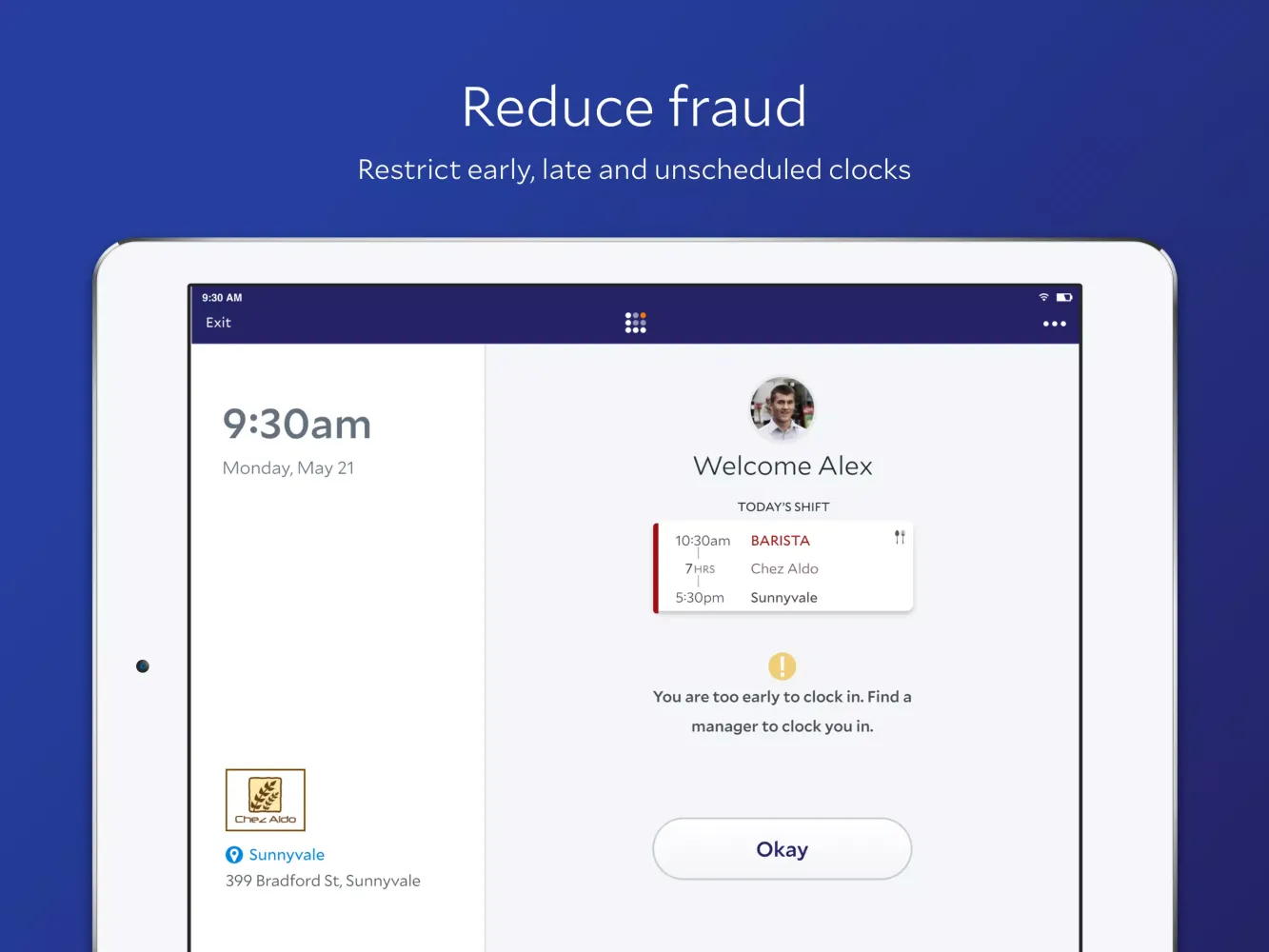 Legion Time Clock Screenshots