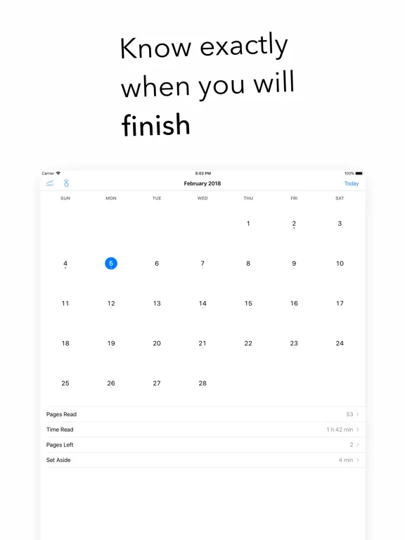 Reading Tracker, Planner: Leio iPad 应用截图