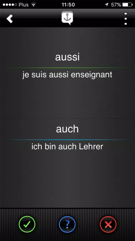 Capturas de tela do Speeq Français | Allemand