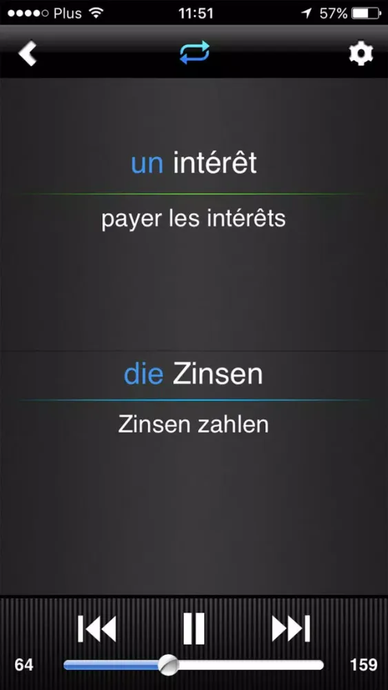 Capturas de tela do Speeq Français | Allemand