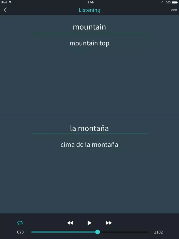 Speeq English Spanish German.. iPad 應用截圖