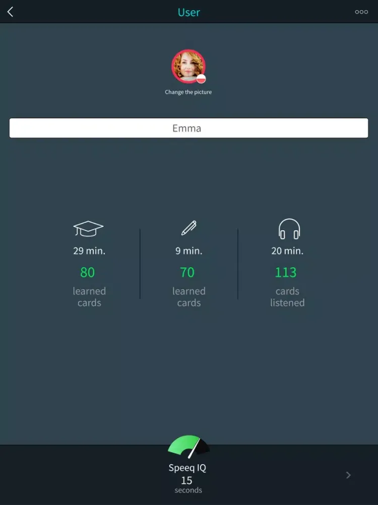 Speeq English Spanish German.. iPad 應用截圖
