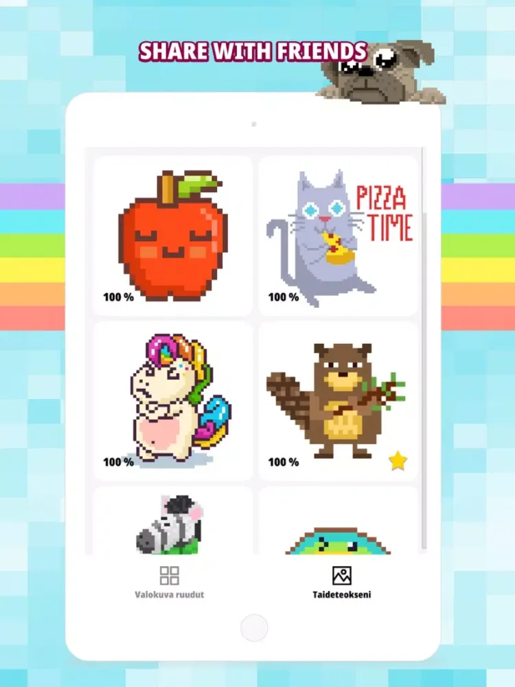 TaDaa : Color by Number Pixel iPad  स्क्रीनशॉट