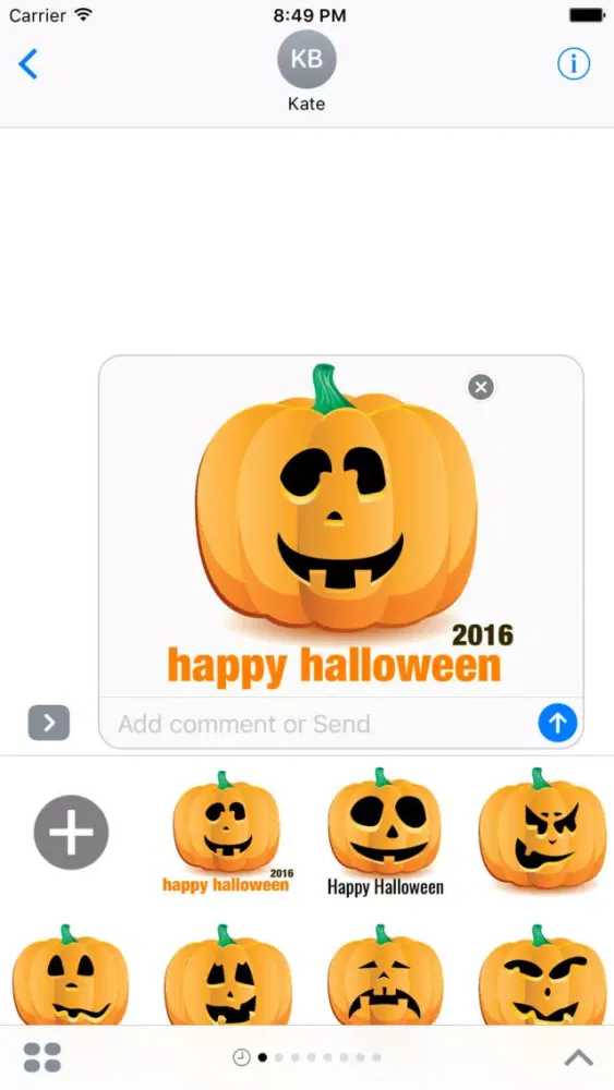 Halloween Pumpkin Jack O Lantern - Sticker Maker Screenshots