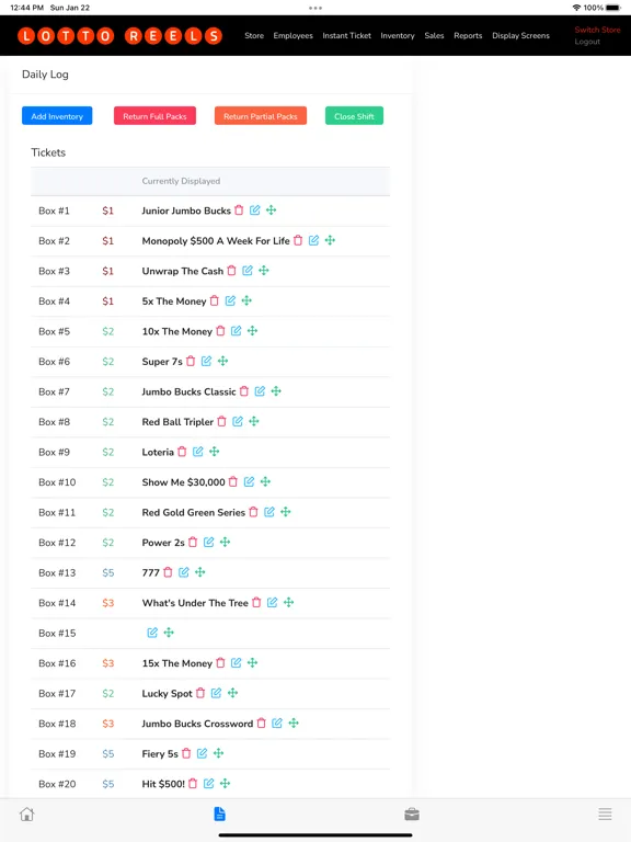 تصاویر Lotto Reels iPad 