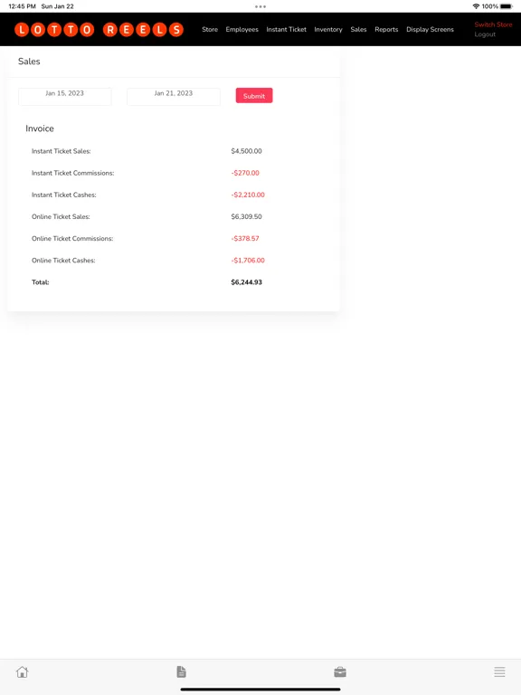 تصاویر Lotto Reels iPad 