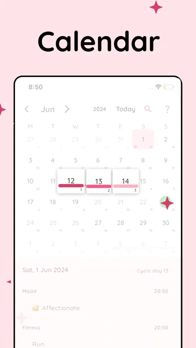 ภาพหน้าจอของ Life - Period Tracker Calendar
