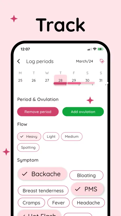ภาพหน้าจอของ Life - Period Tracker Calendar