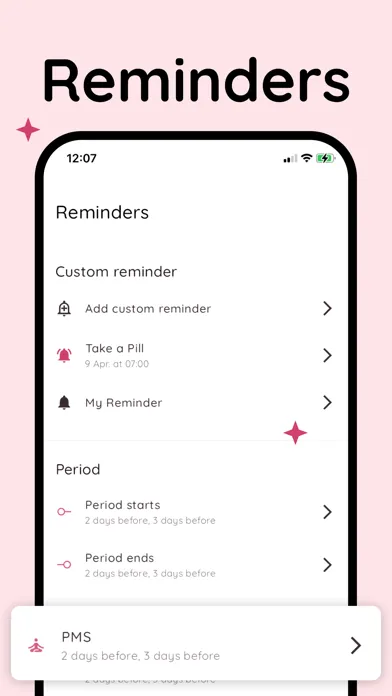ภาพหน้าจอของ Life - Period Tracker Calendar