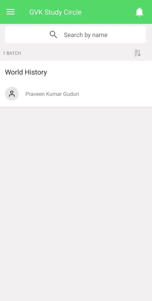 GVK Study Circle Screenshots