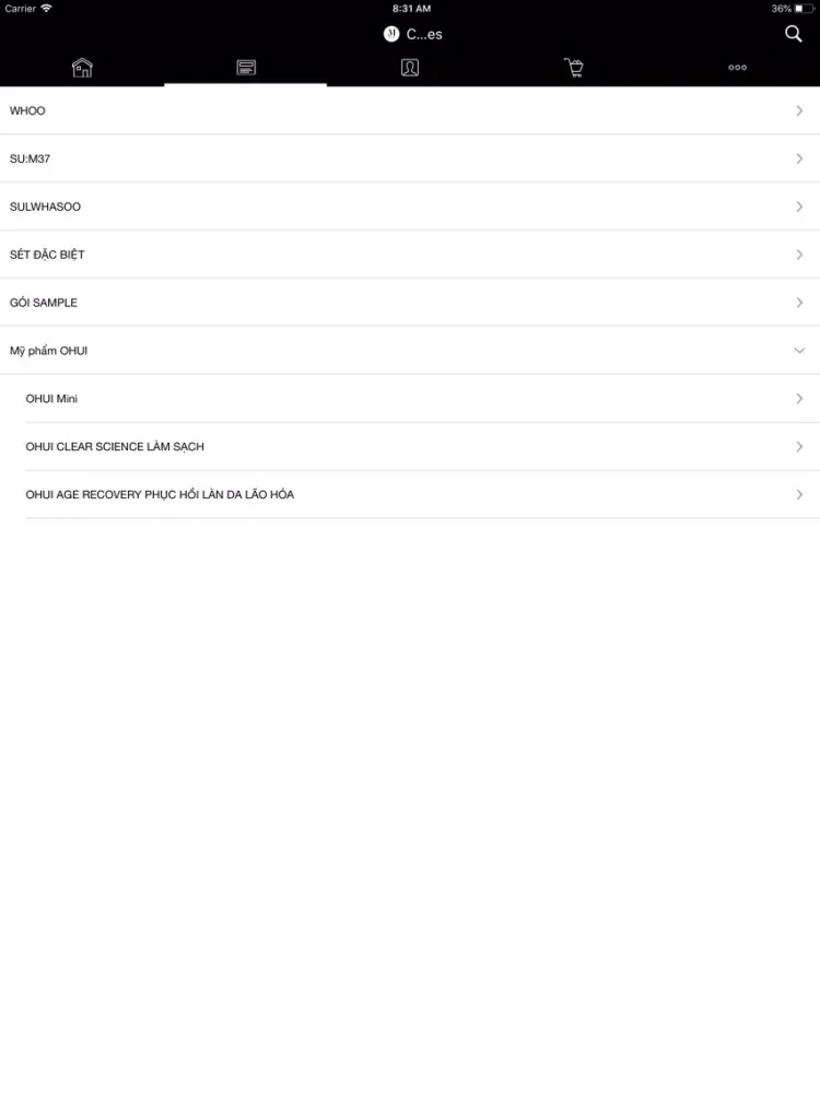 Captures d'écran de TheMiaCosmetic iPad 