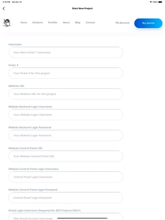 تصاویر Mark Heinz™ AI Design Platform iPad