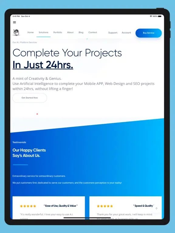 تصاویر Mark Heinz™ AI Design Platform iPad