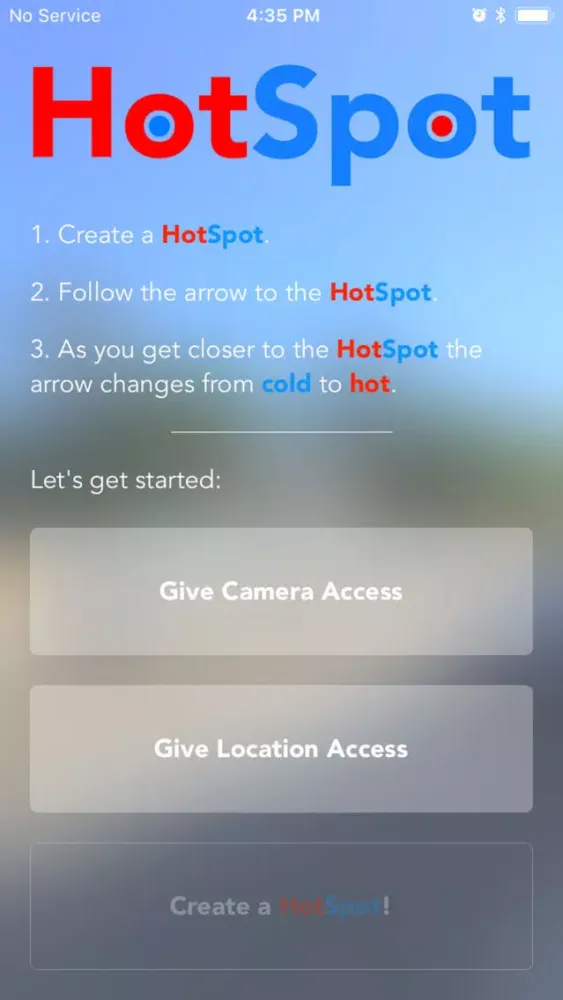 Ảnh chụp màn hình của HotSpot Compass