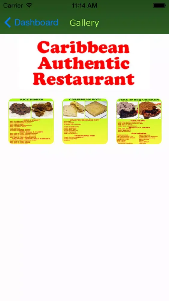 Caribbean Authentic Restaurant应用截图