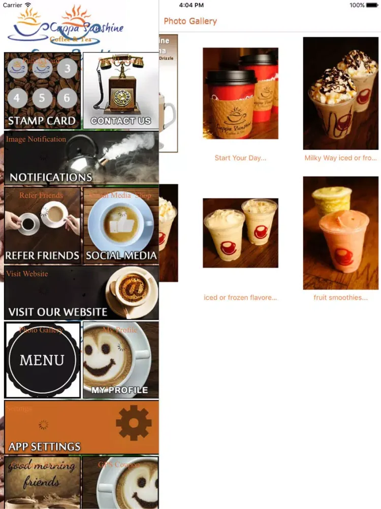 Cuppa Sunshine Coffee iPad  سکرین شاٹس