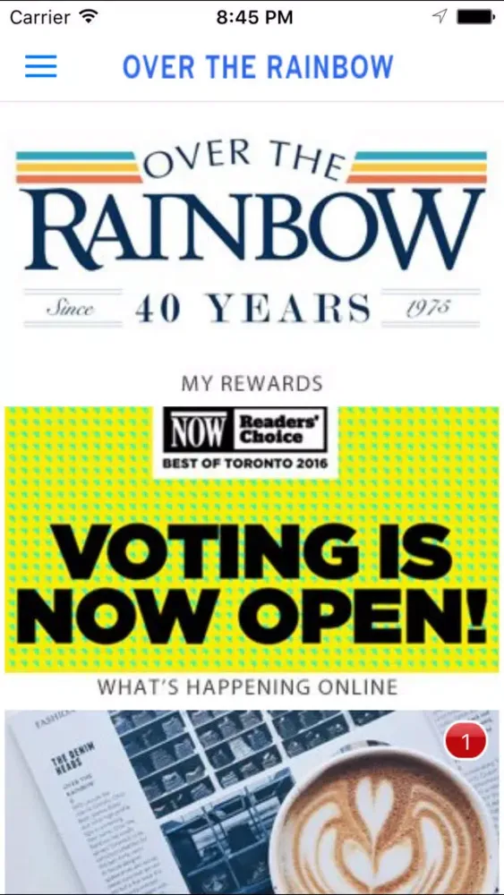 ภาพหน้าจอของ Over The Rainbow