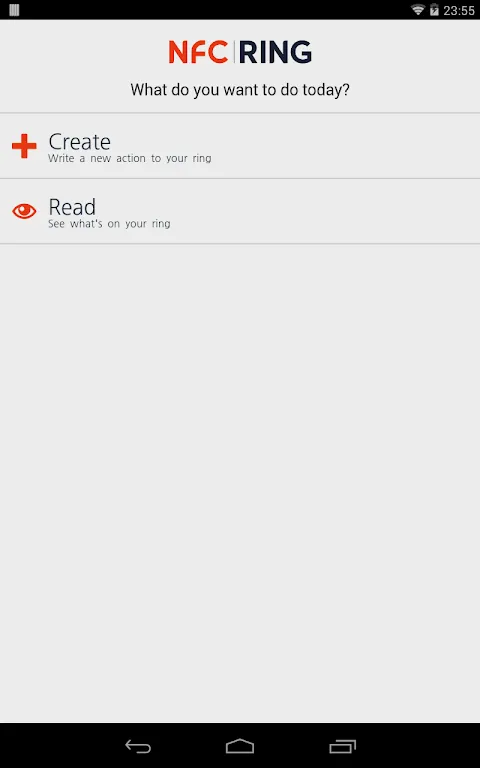 NFC Ring Control Screenshots