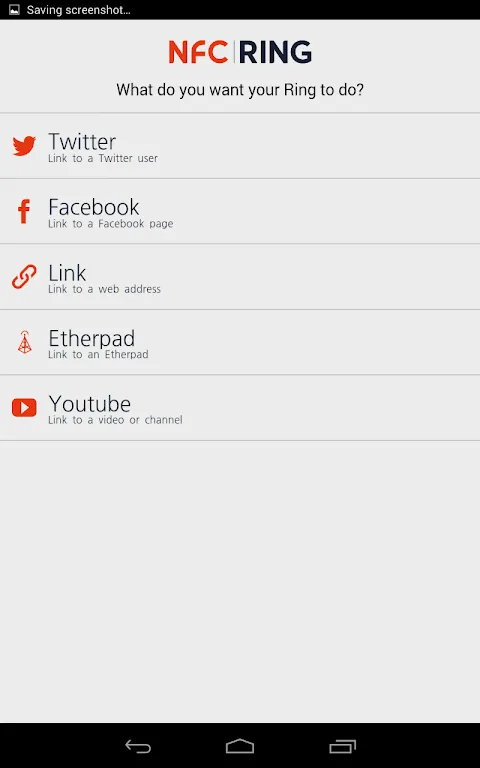 NFC Ring Control Screenshots