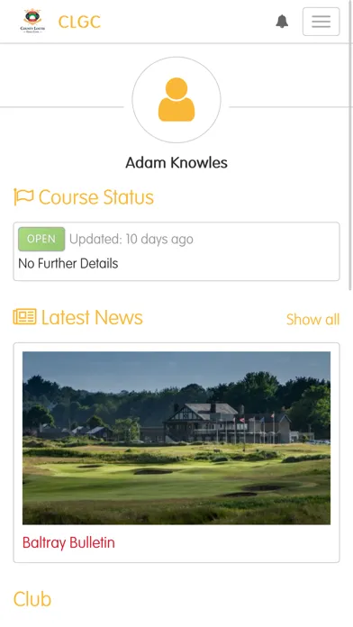 Screenshot di County Louth Golf Club