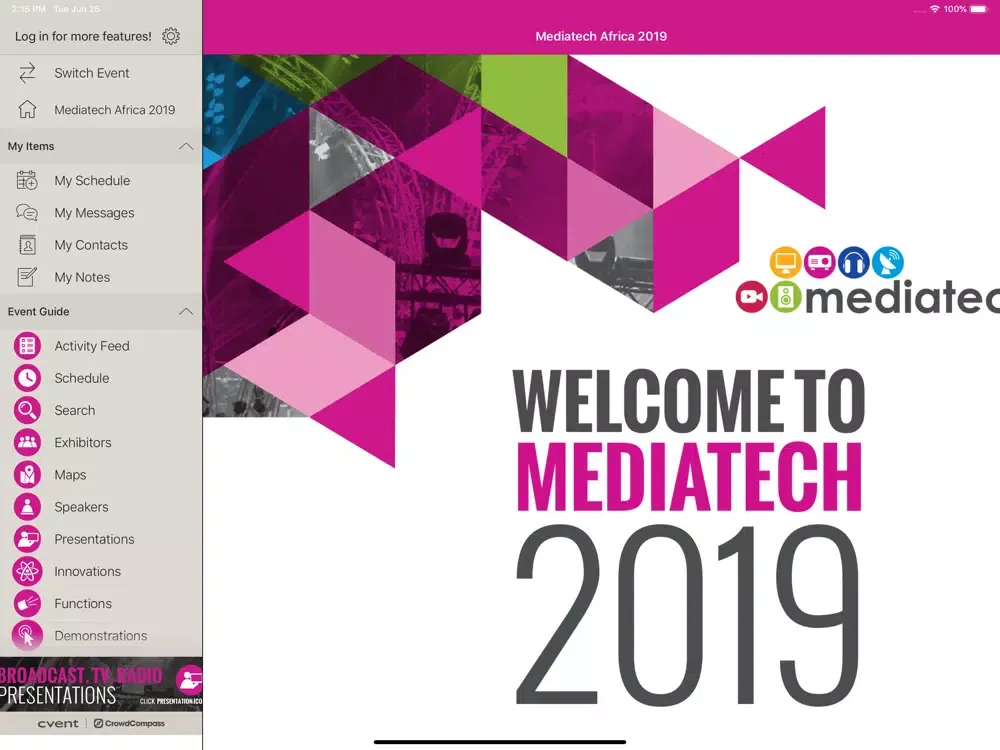 Mediatech Expo Africa iPad  Screenshots