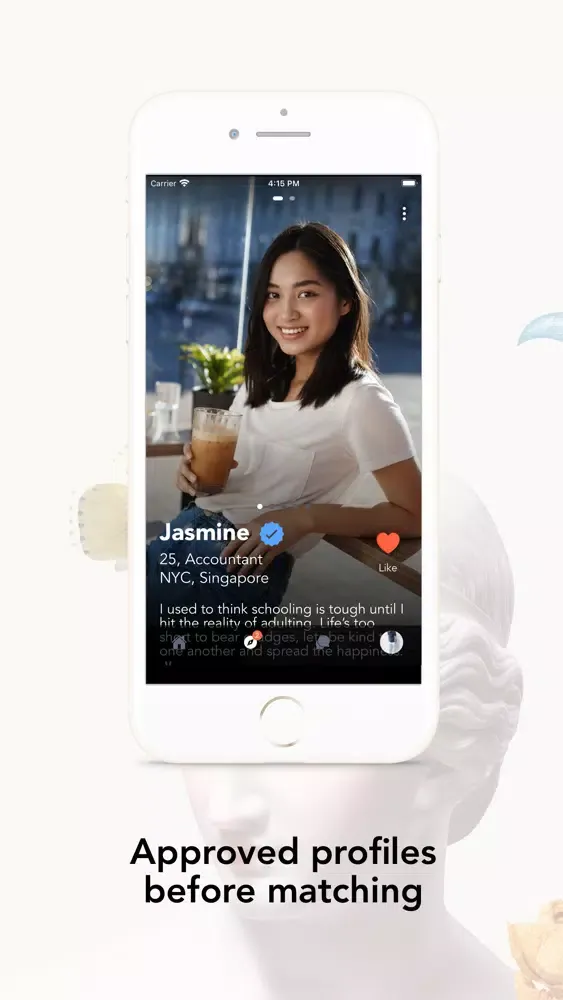 Tangkapan skrin Memey - Meme-Based Dating