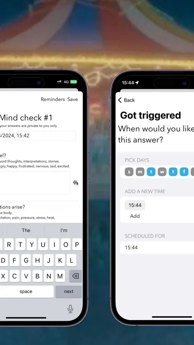 Captures d'écran de Mindcheck AI
