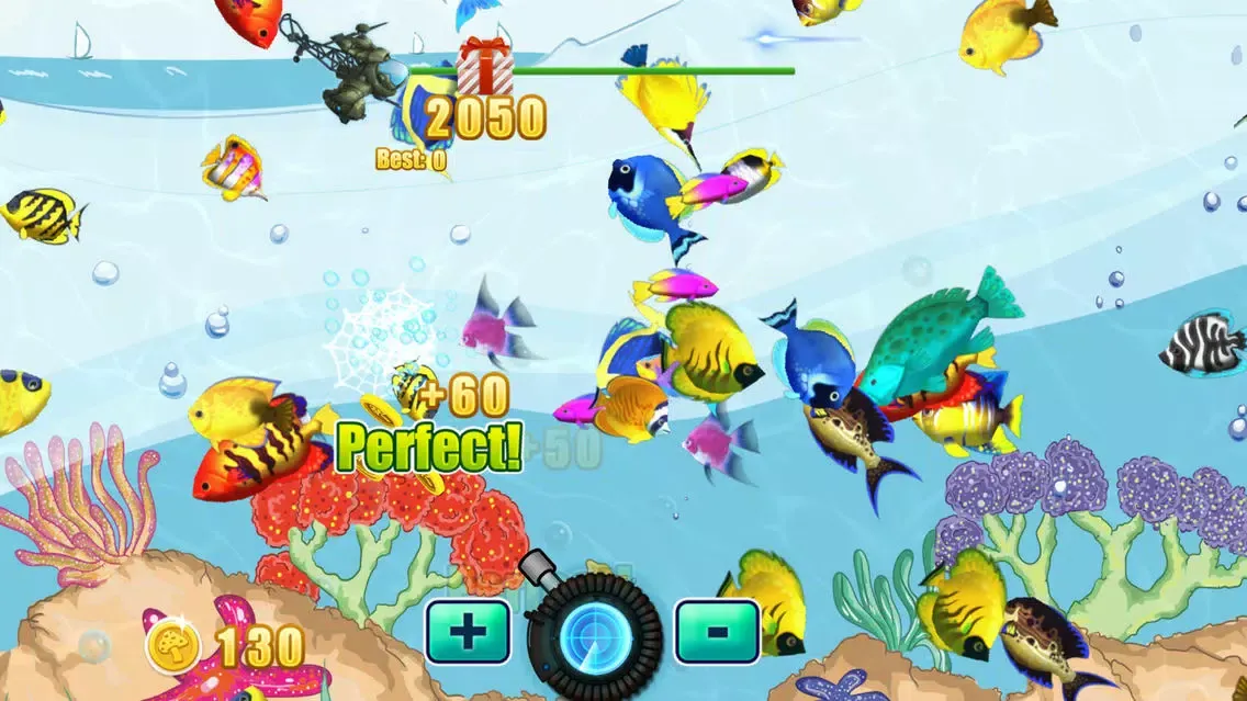 Capturas de tela do Crazy Fish Shooting For Kids