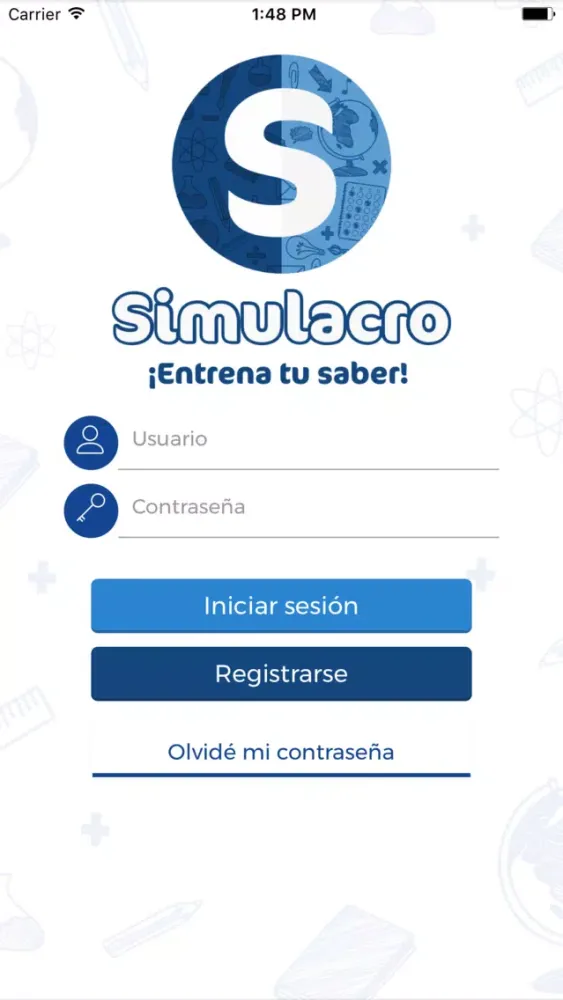 ภาพหน้าจอของ Simulacro App