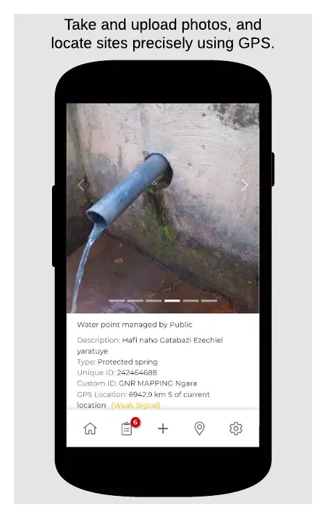mWater Surveyor Screenshots
