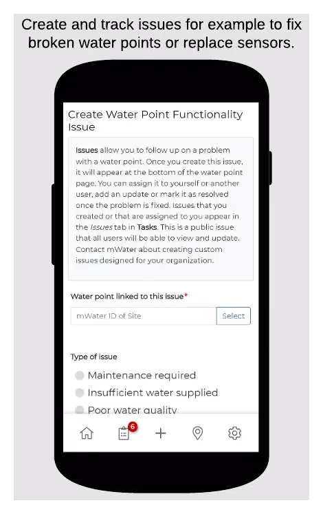 mWater Surveyor Screenshots