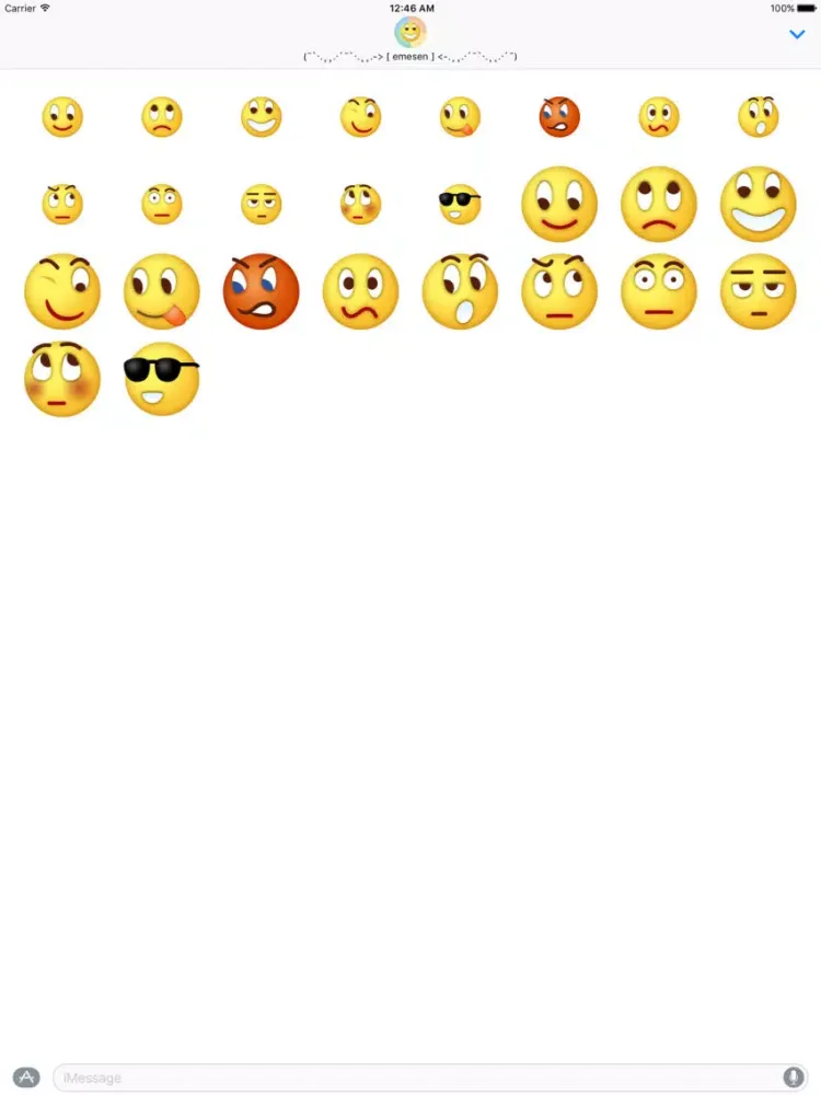 ภาพหน้าจอของ emesen Stickers iPad 