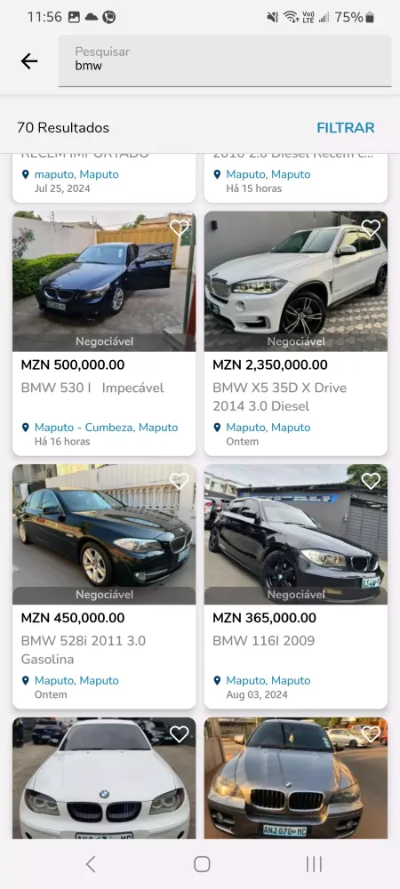 MaisVendas.co.mz Screenshots