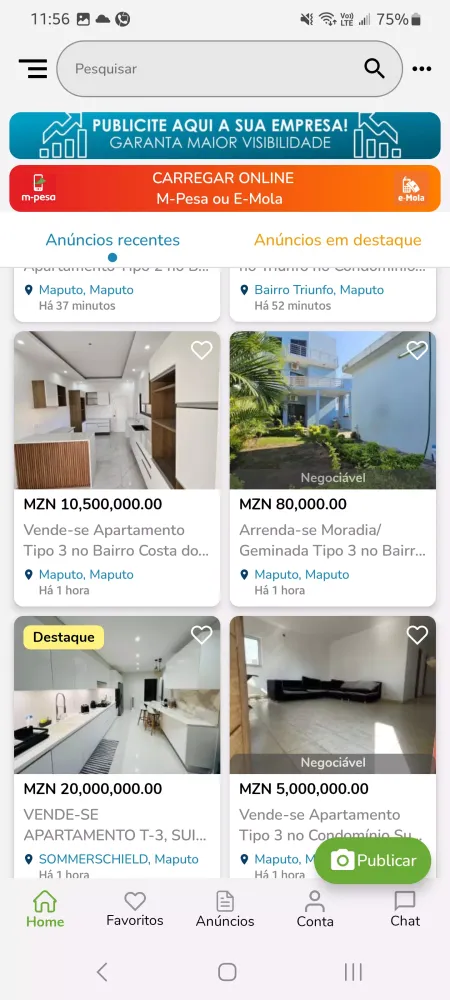 MaisVendas.co.mz Screenshots