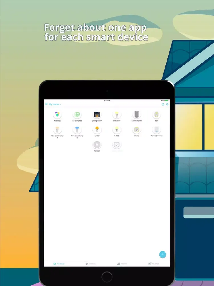 Screenshot di Yeti - Smart Home Automation iPad 