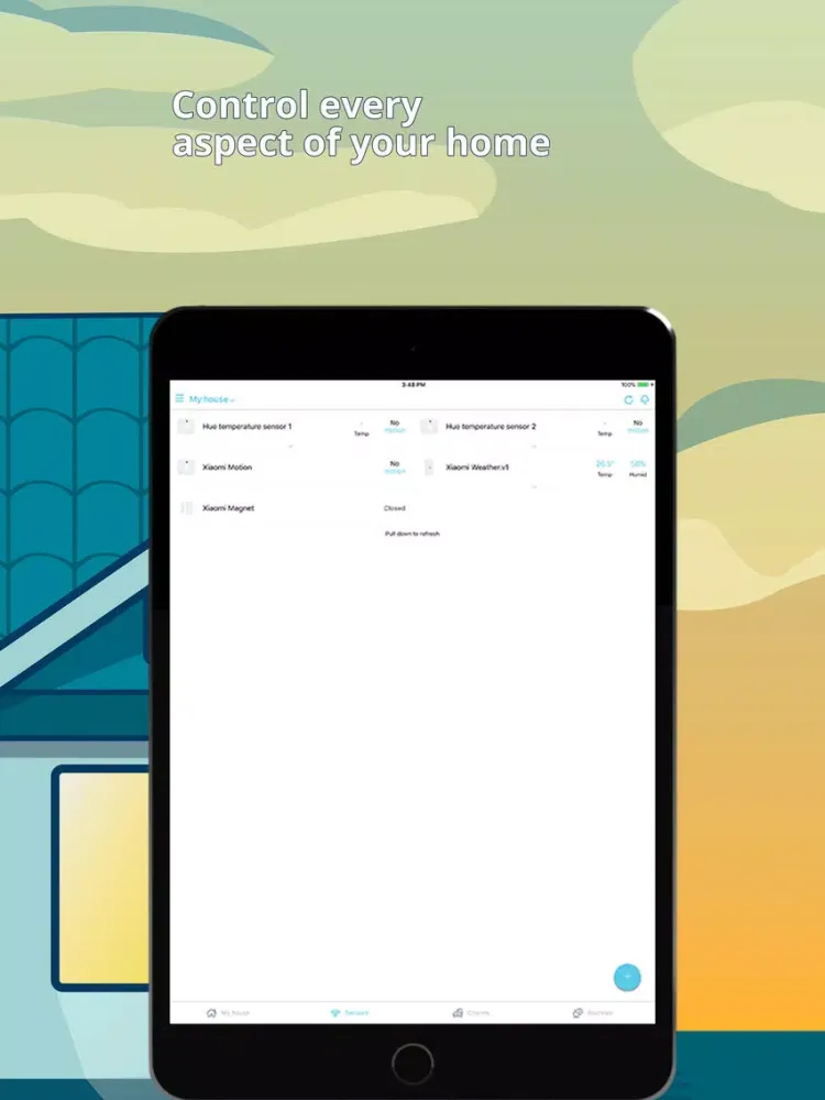 Screenshot di Yeti - Smart Home Automation iPad 
