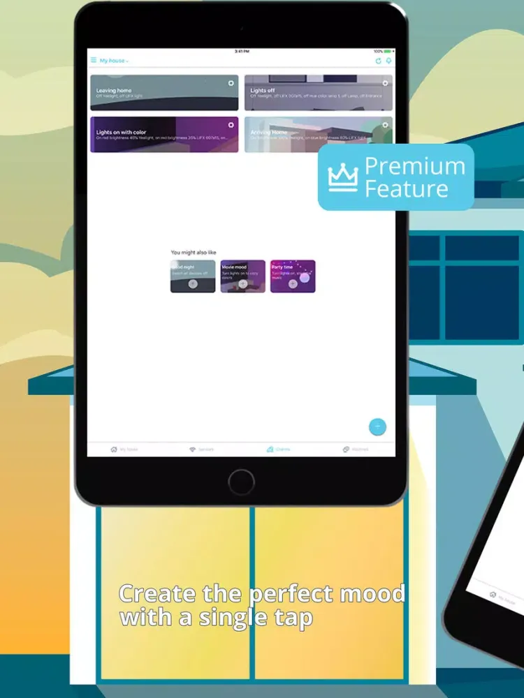 Screenshot di Yeti - Smart Home Automation iPad 