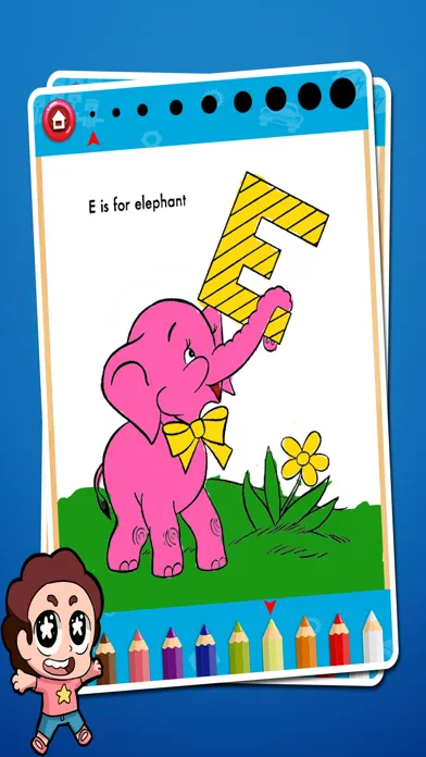 Abc Animals Coloring Book - Learn To Draw应用截图