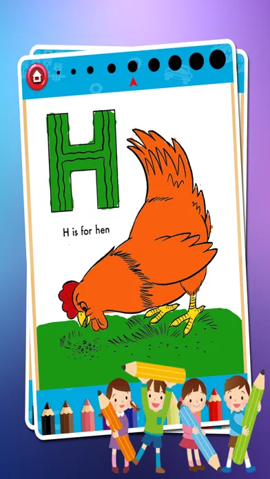 Abc Animals Coloring Book - Learn To Draw应用截图