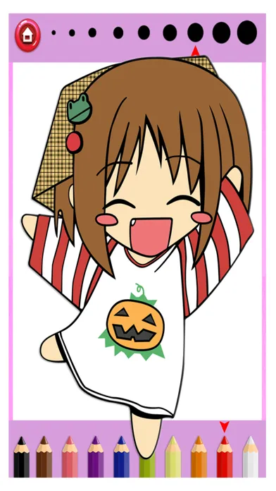 Anime Coloring Book - Paint Draw Anime Cartoon 스크린샷