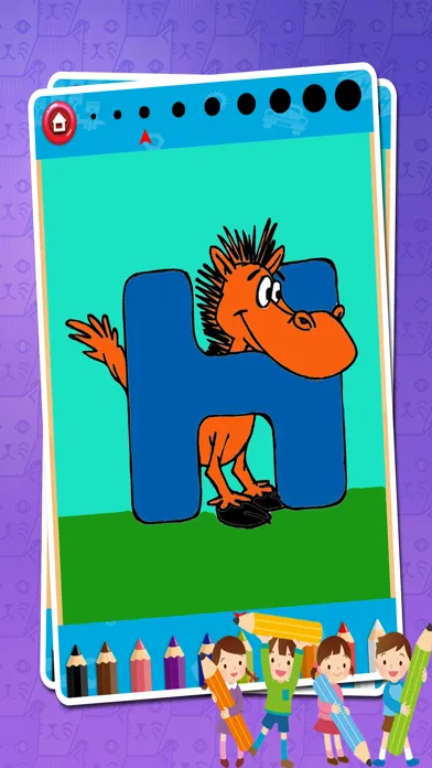صور ABC Coloring and Cartoon Animal Alphabet