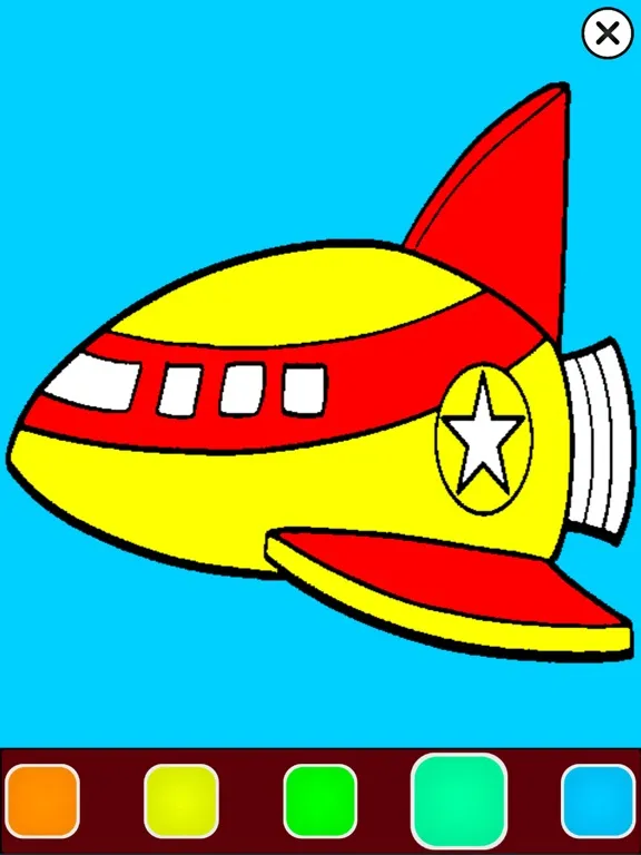 Capturas de pantalla de Cute Car Trucks Coloring Book Game iPad 