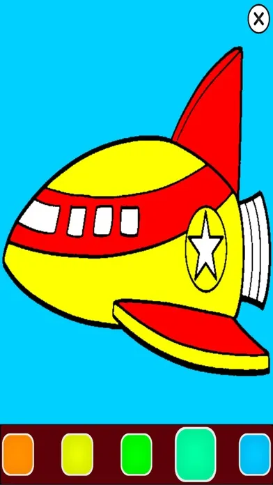 Capturas de pantalla de Cute Car Trucks Coloring Book Game