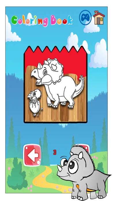 Dino Coloring Book - Dinosaurs Game For Free Screenshots