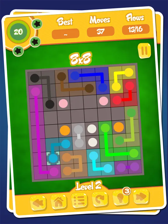 Tangkapan layar Lines Star Dots Connection iPad 