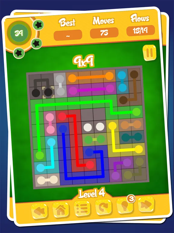 Tangkapan layar Lines Star Dots Connection iPad 