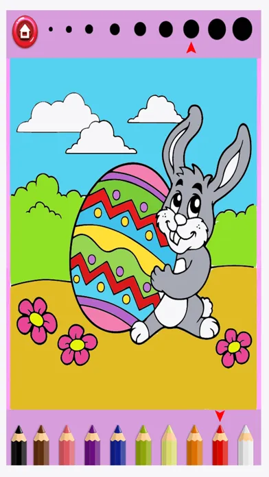 Coloring Games For Kids Easter - Finger Paint 스크린샷