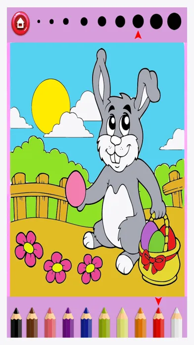 Coloring Games For Kids Easter - Finger Paint 스크린샷