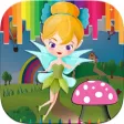 Girls Coloring Book Little Fairies - Game For Kids Girls Coloring Book Little Fairies - Game For Kids